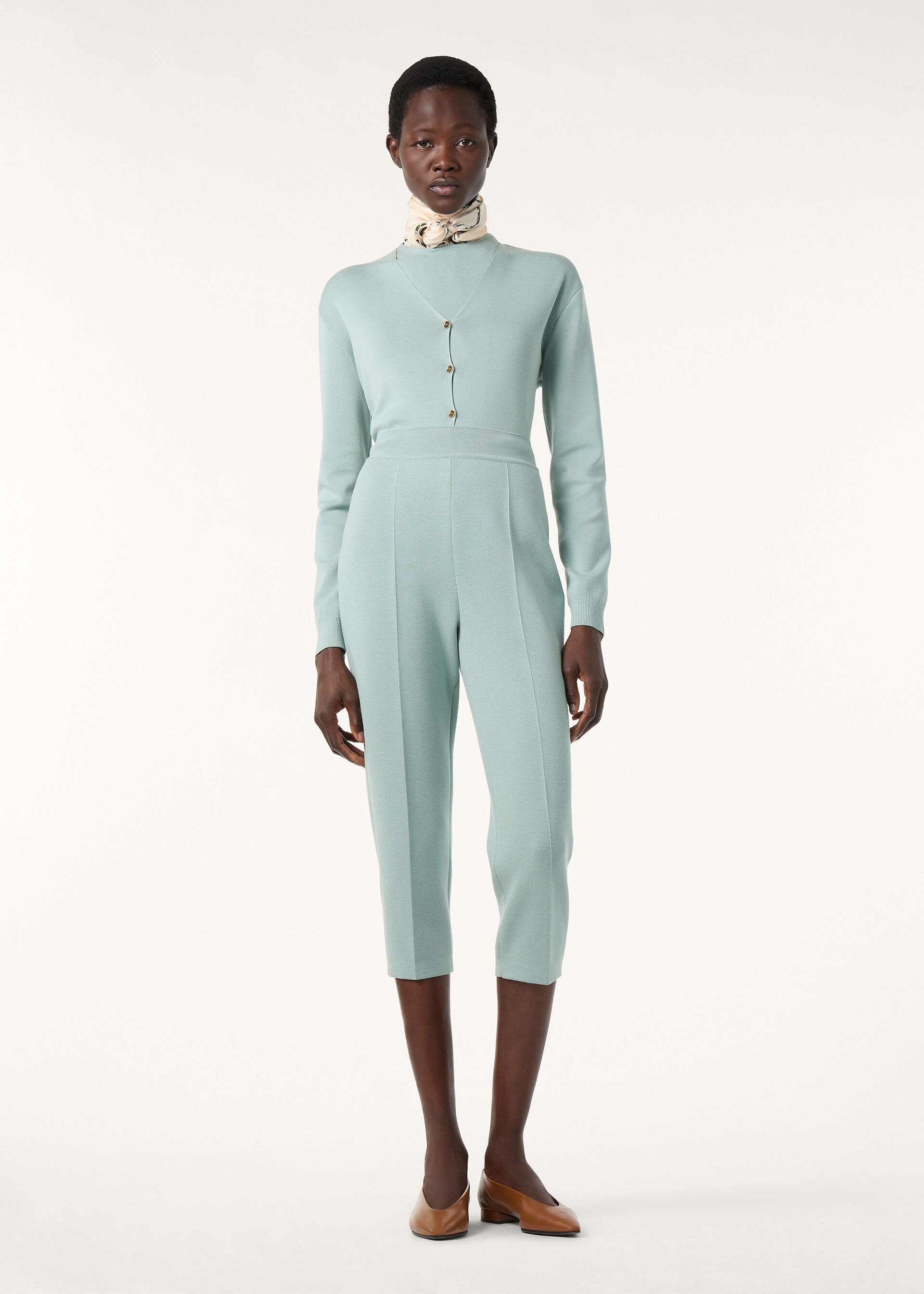 SIENA CARDIGAN SWEATER SILK COTTON GG 18