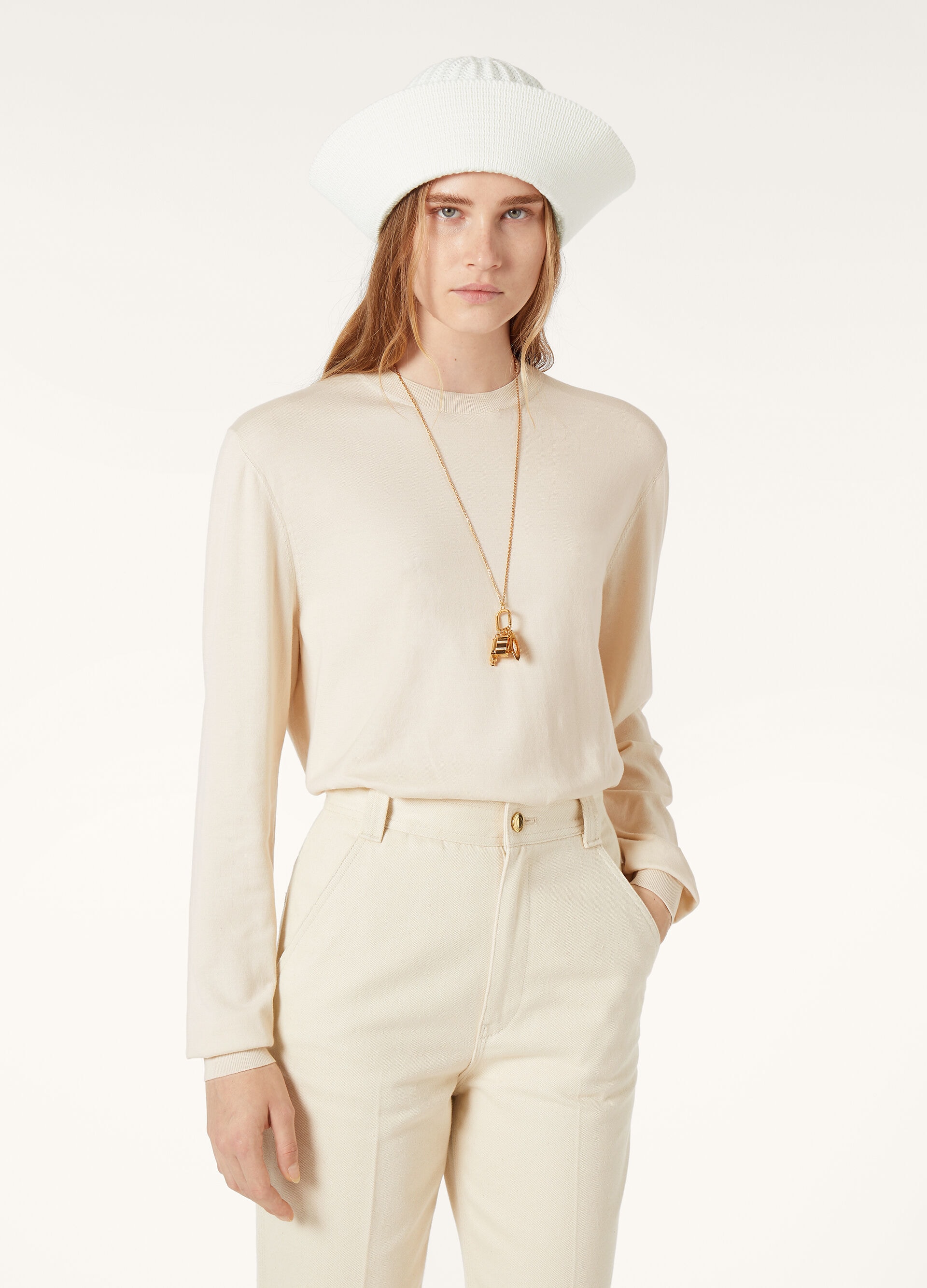 ICE WISH CREWNECK SWEATER COTTON GG 18