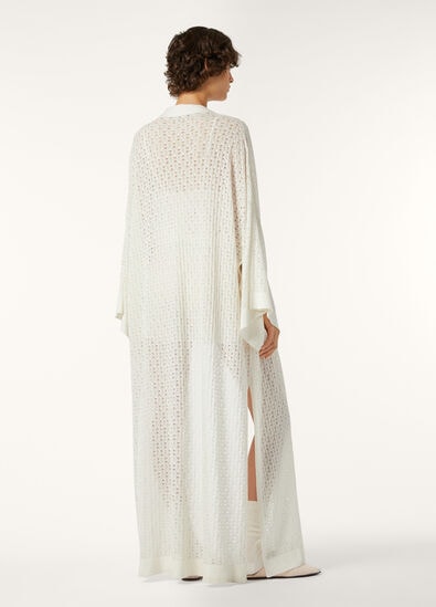 FRESH LINEN SILK CARDIGAN SWEATER GG 18