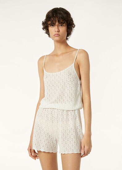 FRESH LINEN SILK TOP GG 18