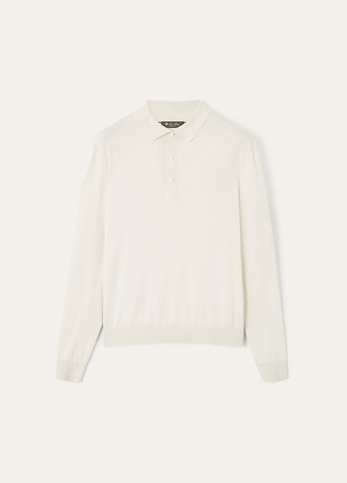 ★Loro Piana★ウィッシュポロシャツ ウィッシュ®ポロシャツ ウィッシュ®ウール ブラック | ロロ