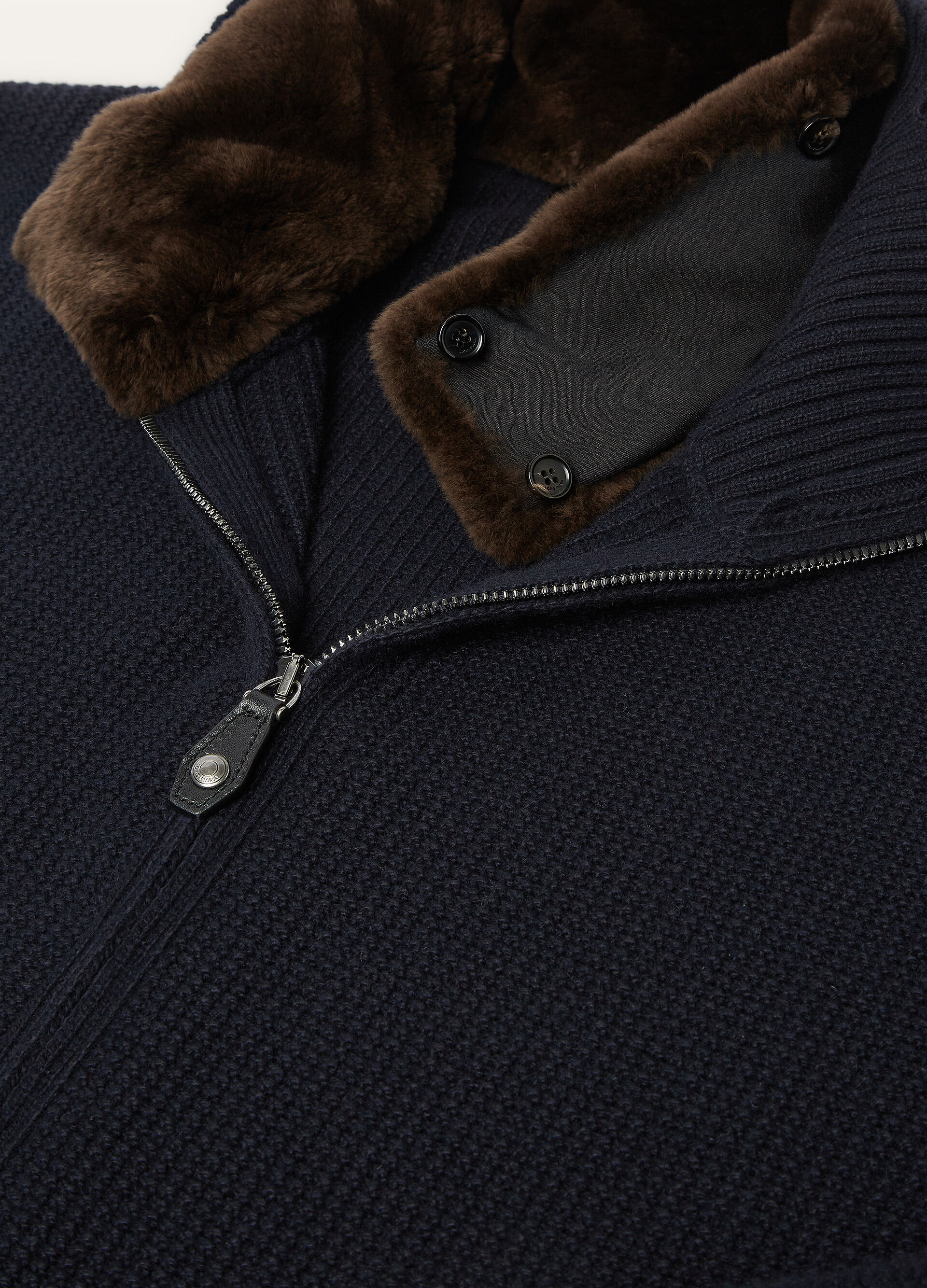 ALPE CAMPO BOMBER SWEATER CASH GG 8- FUR