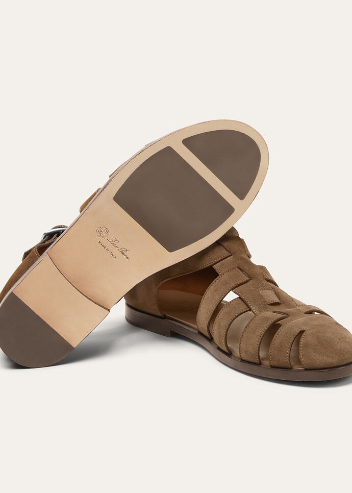 【Loro Piana】マキシムウォークサンダル マキシム・ウォーク・サンダル カーフ ブラック | ロロ・ピアーナ JP