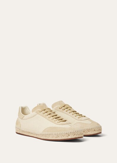 SEA TENNIS WALK COTTON LINEN RAIN SUEDE