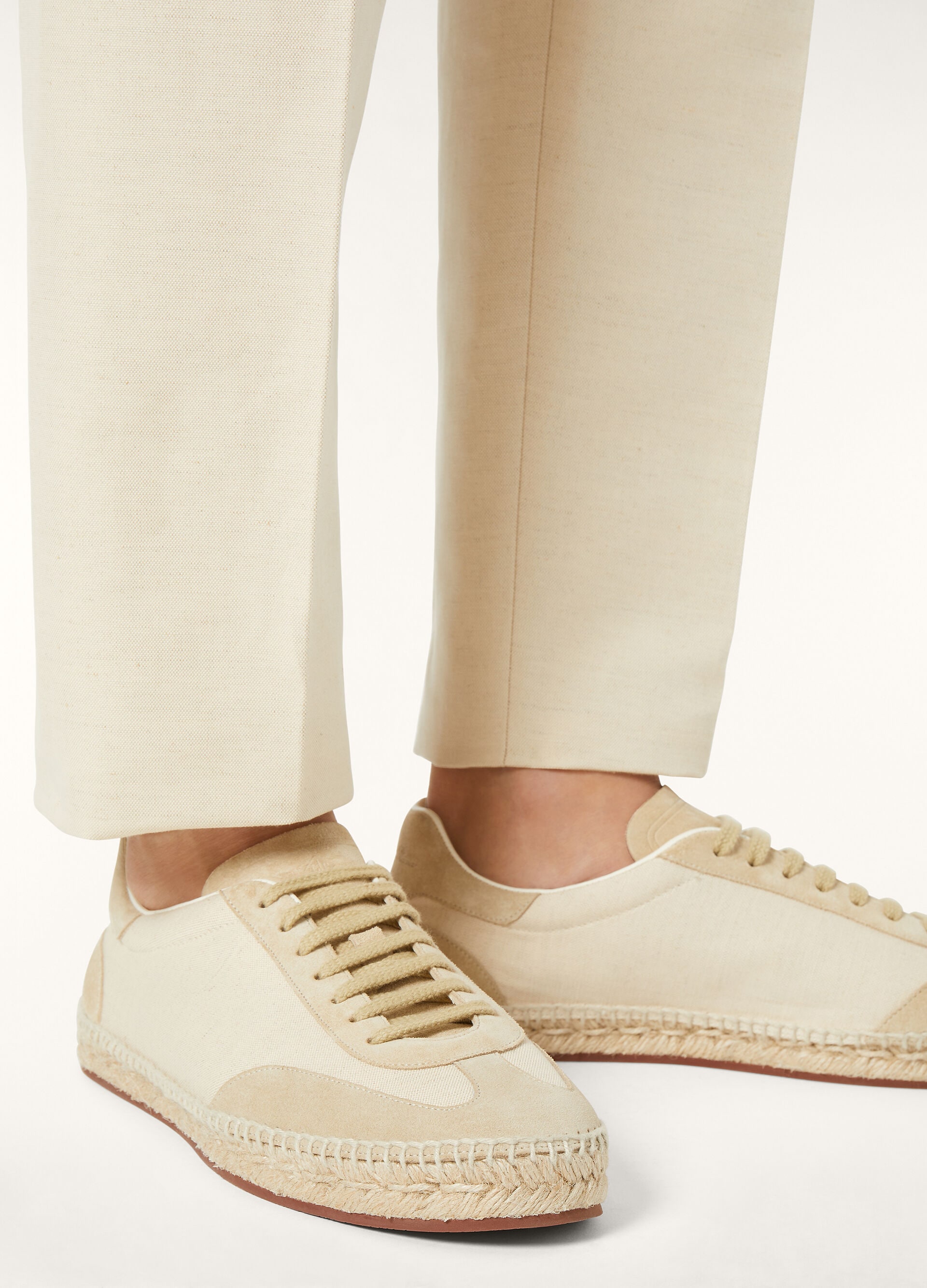 SEA TENNIS WALK COTTON LINEN RAIN SUEDE