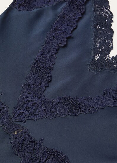 PAIGE EMBROIDERED DRESS DRESSY SATIN