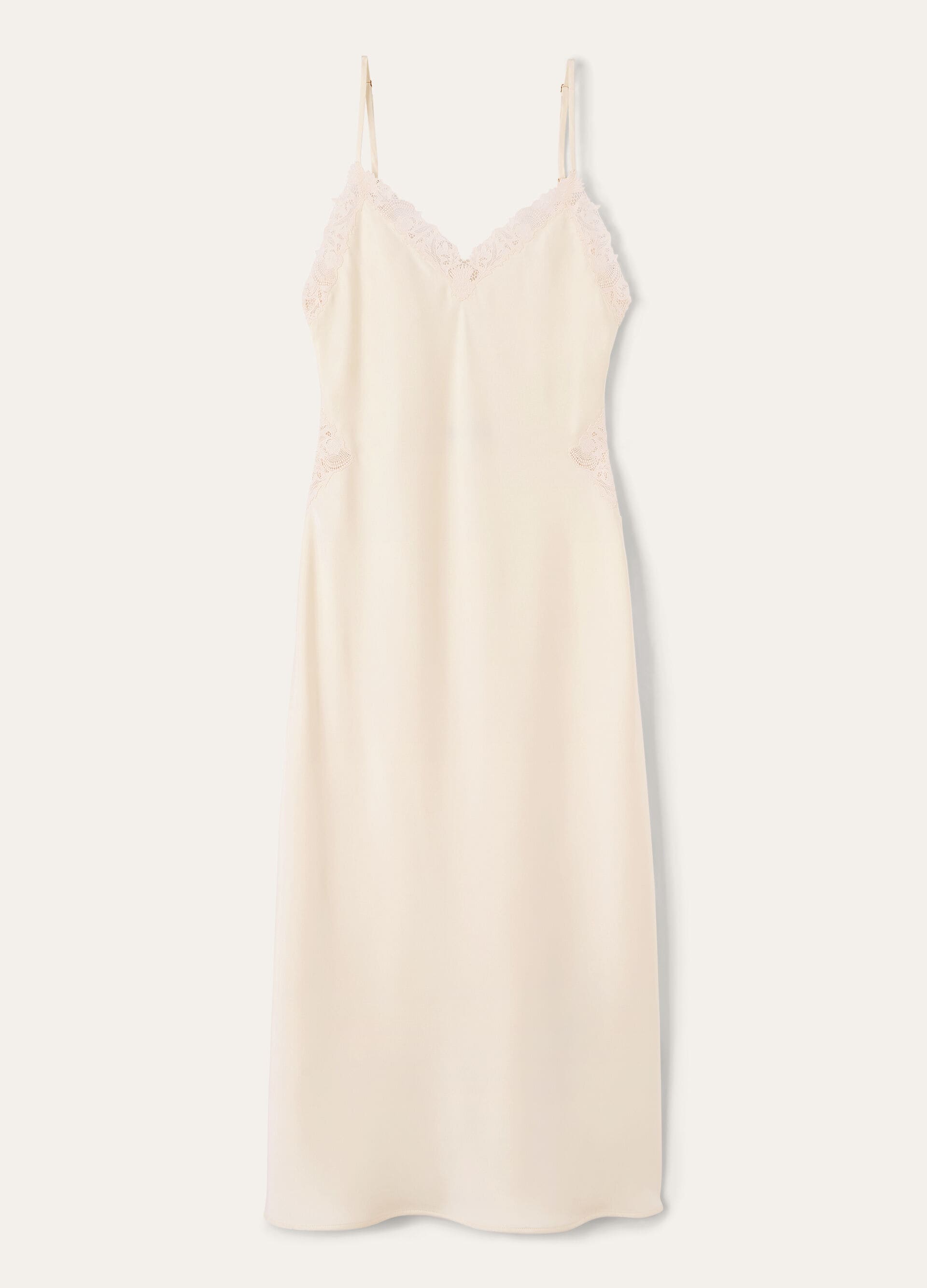 PAIGE EMBROIDERED DRESS DRESSY SATIN