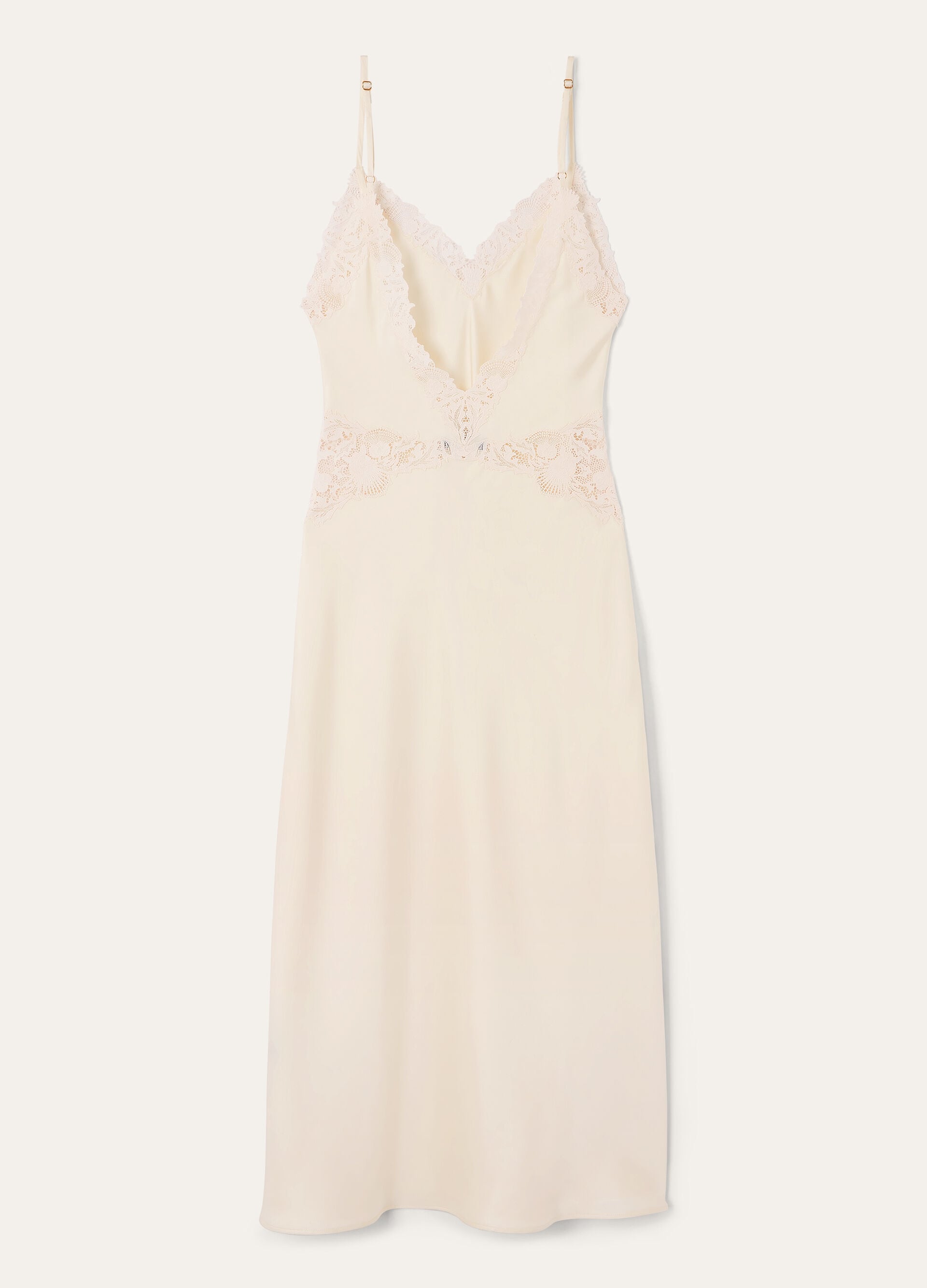 PAIGE EMBROIDERED DRESS DRESSY SATIN