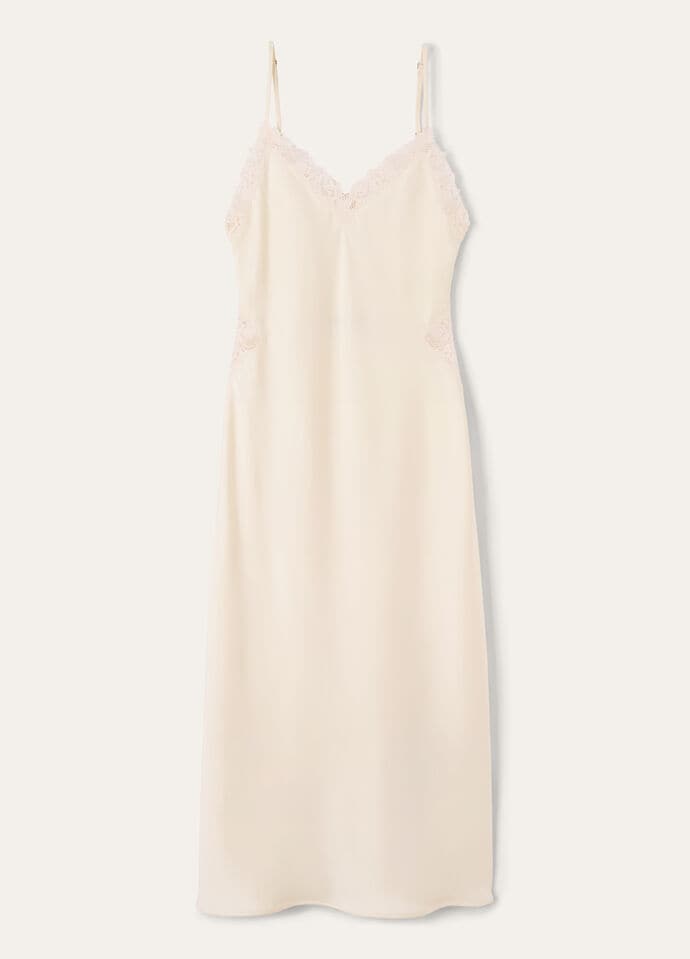 PAIGE EMBROIDERED DRESS DRESSY SATIN_FAP0016_A0LL_5
