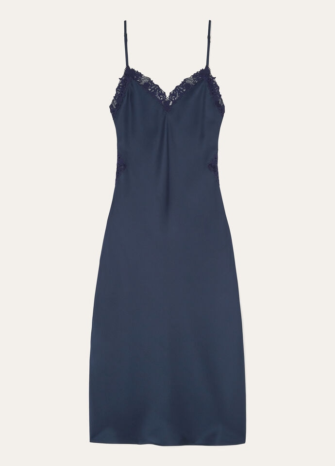 PAIGE EMBROIDERED DRESS DRESSY SATIN_FAP0016_W1C8_5