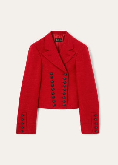 RAFFAELLA SB JACKET LIGHT MELTON CASH WOOL