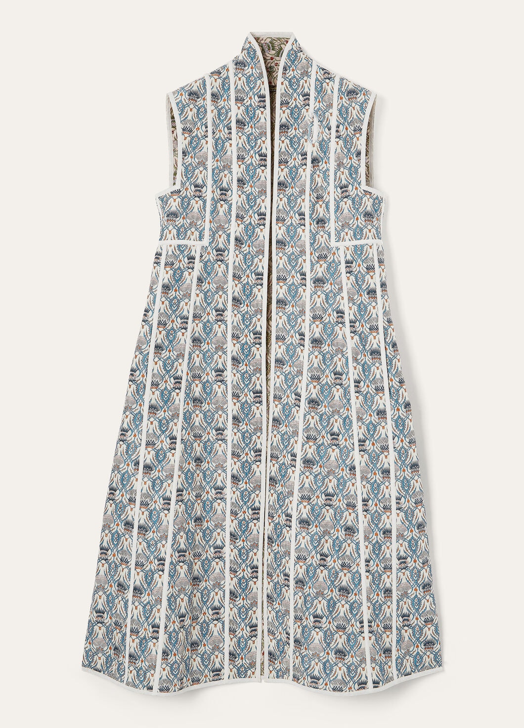 ALEV REV VEST CARDO VENEZIANO SILK