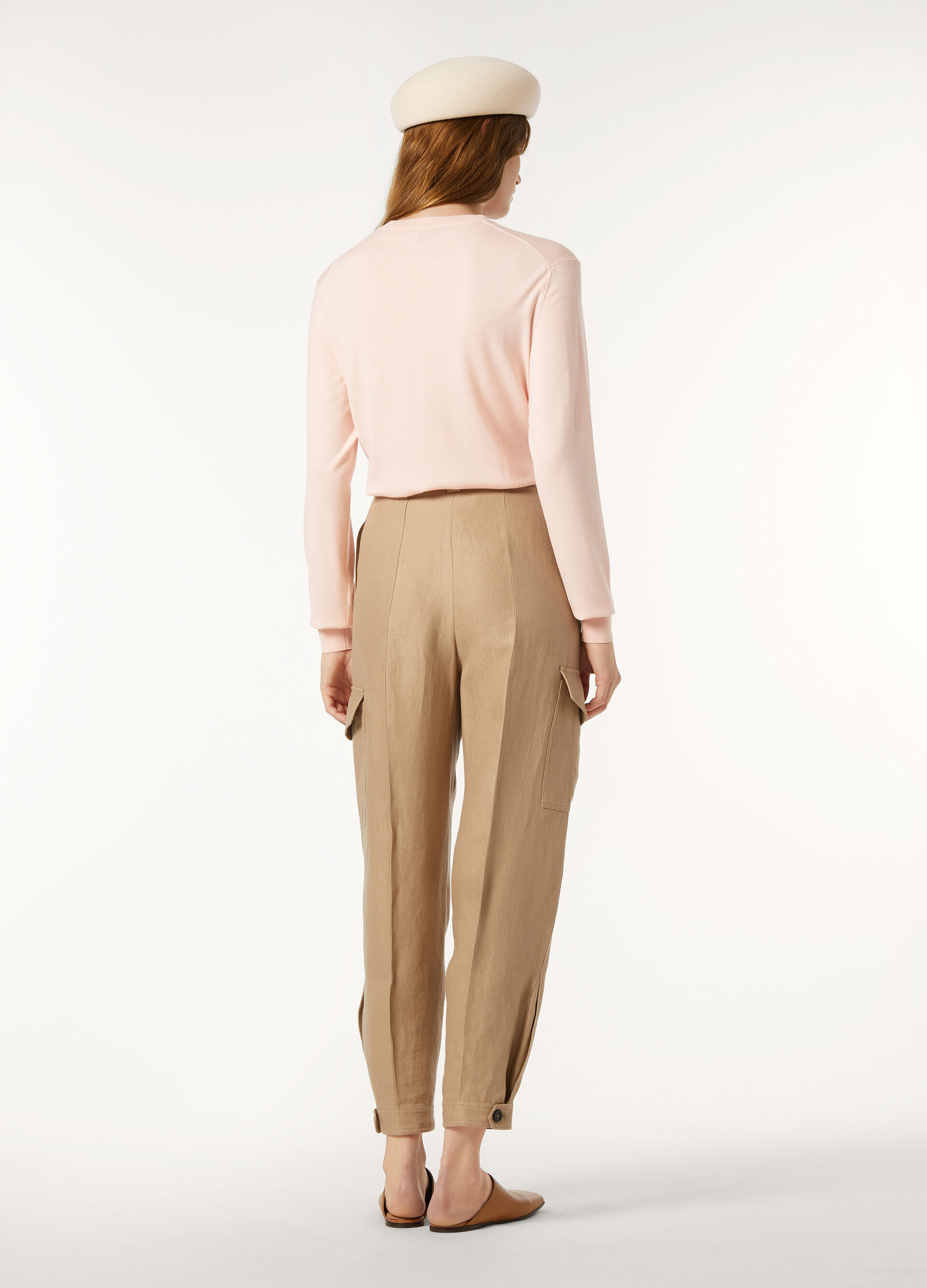 ROYAL LIGHTNESS CREWNECK SWEATER WOOL SILK GG 18
