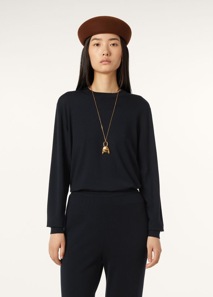 ROYAL LIGHTNESS CREWNECK SWEATER WOOL SILK GG 18_FAP0146_W000_3