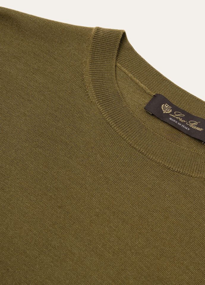 ROYAL LIGHTNESS CREWNECK SWEATER WOOL SILK GG 18_FAP0146_516Y_42_3