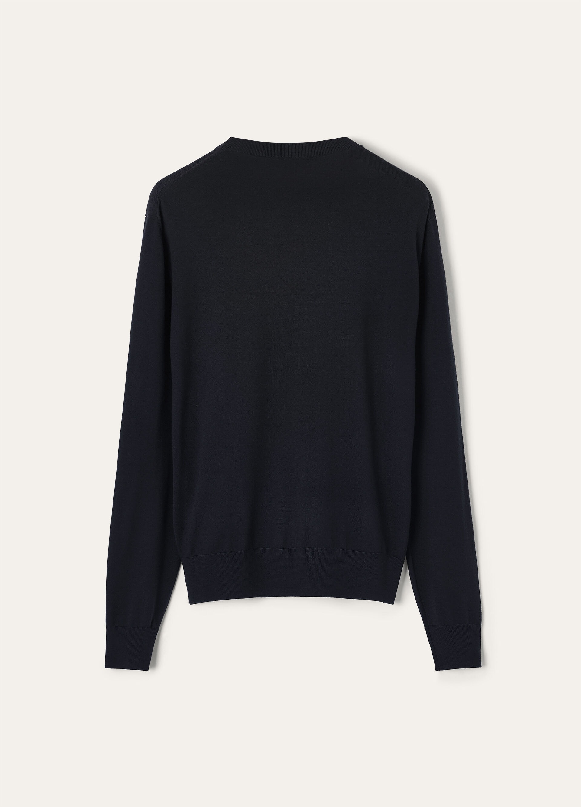 ROYAL LIGHTNESS CREWNECK SWEATER WOOL SILK GG 18