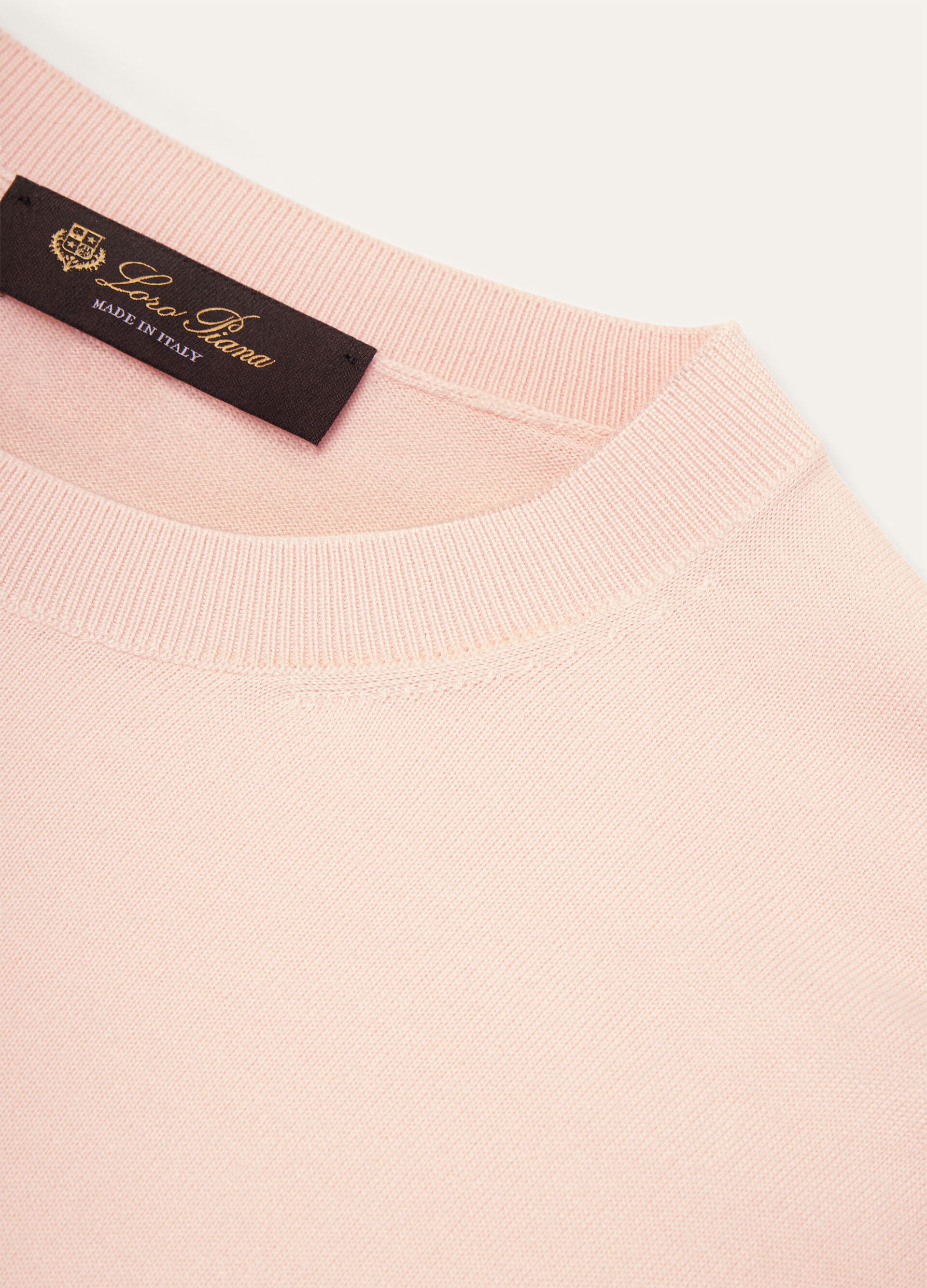 ROYAL LIGHTNESS CREWNECK SWEATER WOOL SILK GG 18