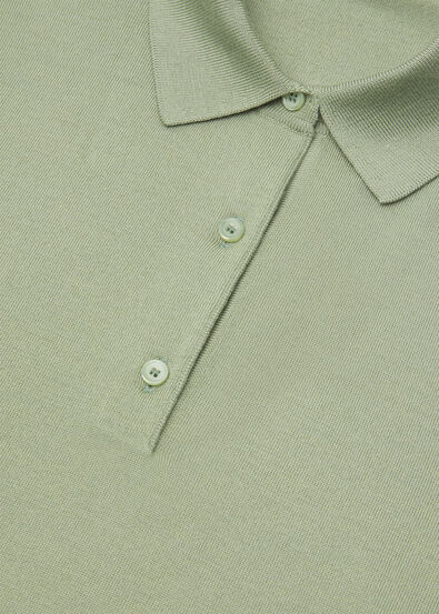 ICONIC ROYAL LIGHTNESS POLO WOOL SILK GG 18