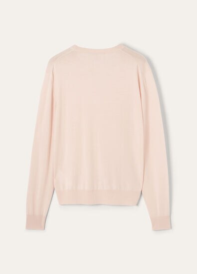 ICONIC ROYAL LIGHTNESS V NECK SWEATER WOOL SILK GG 18