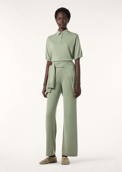 ICONIC ROYAL LIGHTNESS SS POLO WOOL SILK GG 18