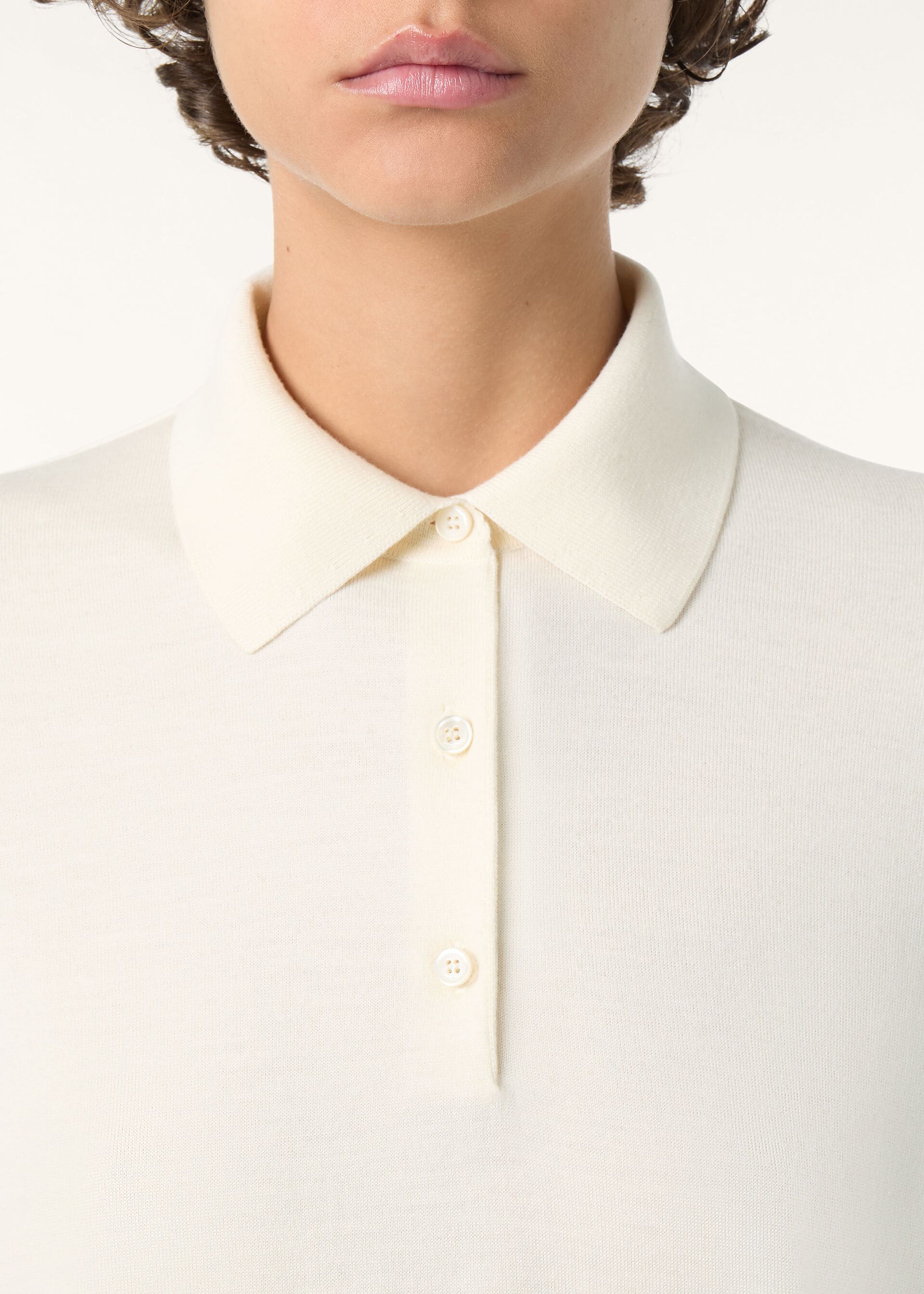 ICONIC ROYAL LIGHTNESS SS POLO WOOL SILK GG 18