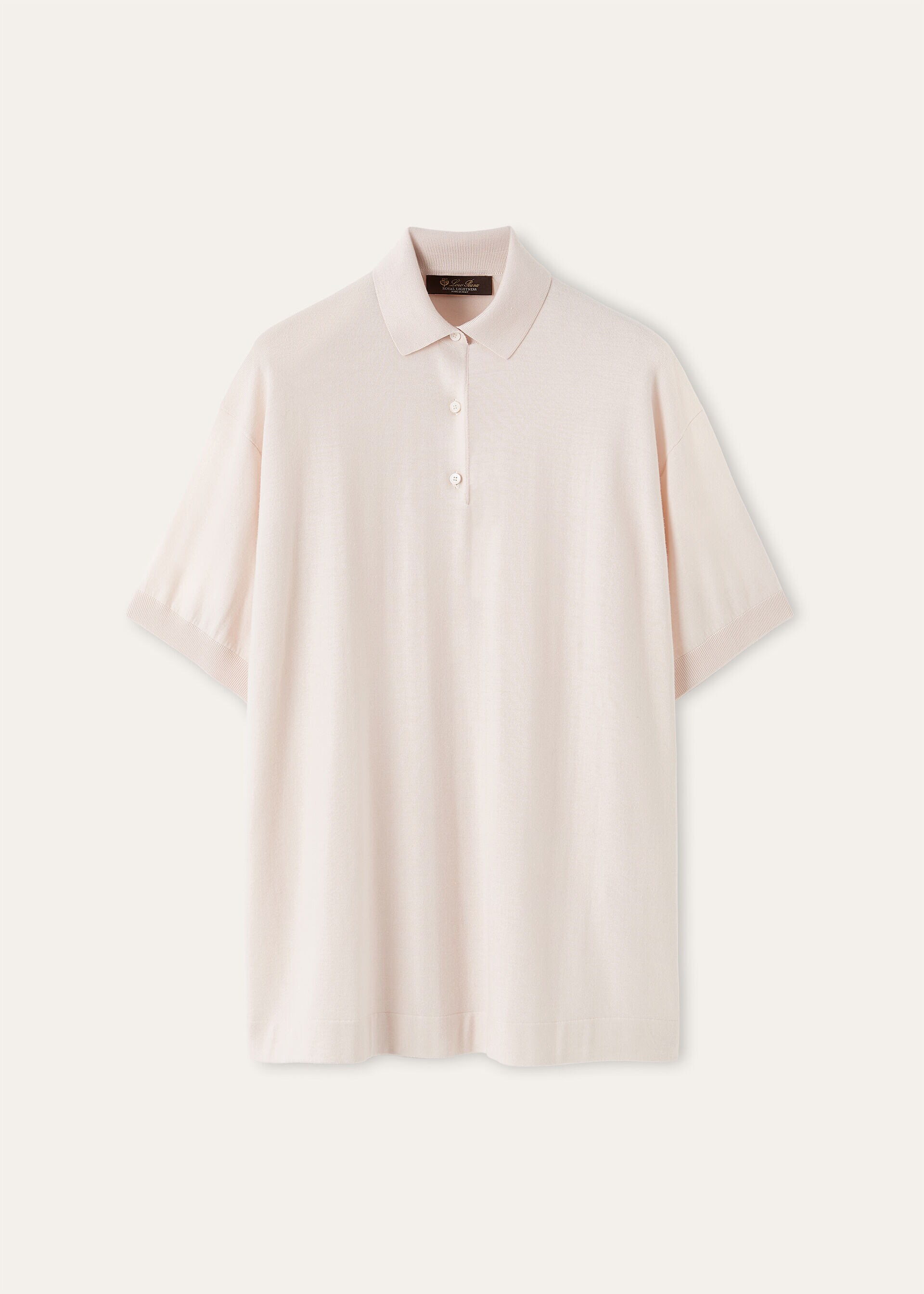 ICONIC ROYAL LIGHTNESS SS POLO WOOL SILK GG 18