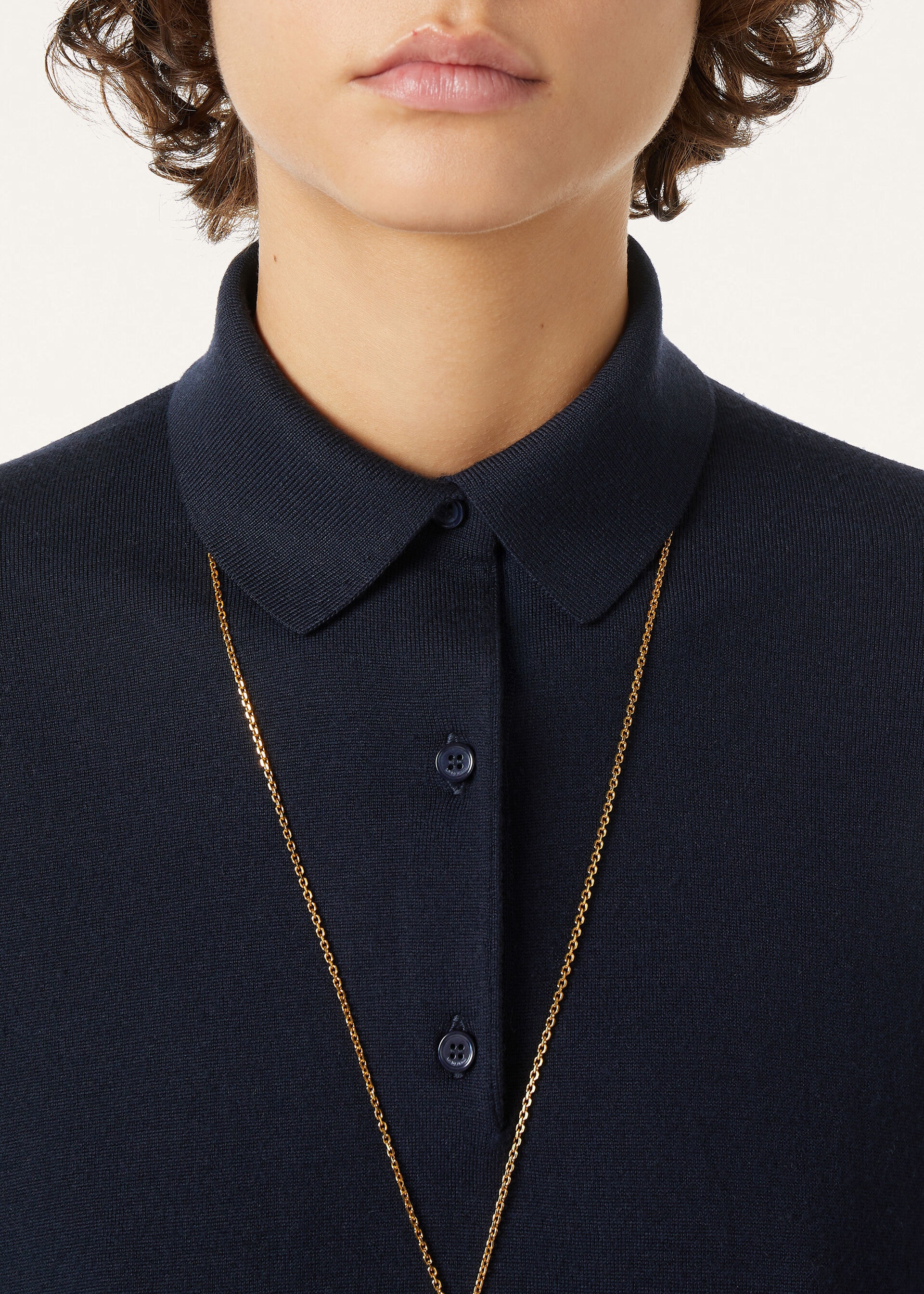 ICONIC ROYAL LIGHTNESS SS POLO WOOL SILK GG 18