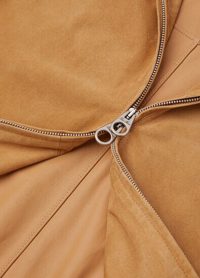 LORO PIANA BOMBER LOWERED SUEDE