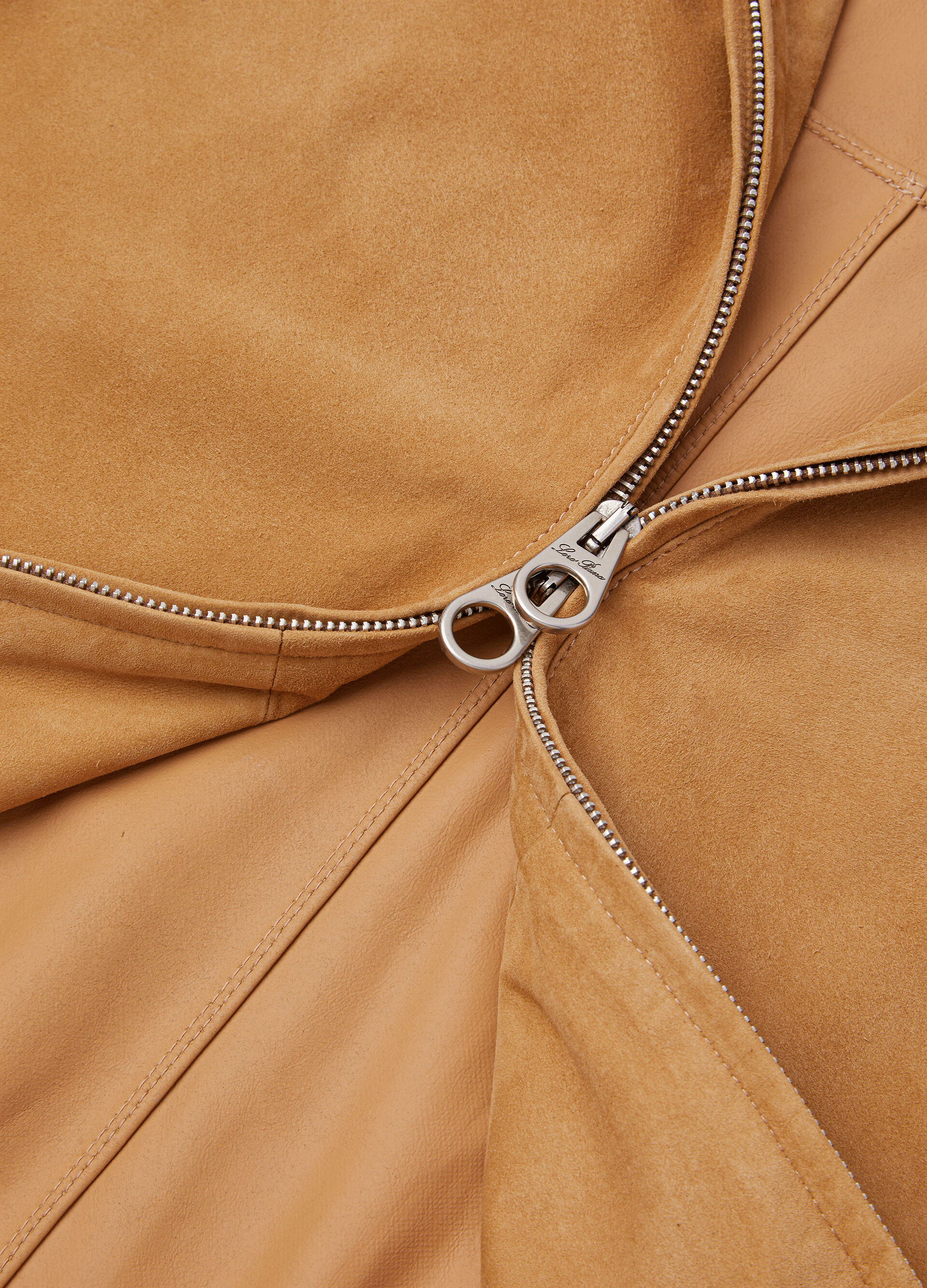 LORO PIANA BOMBER LOWERED SUEDE