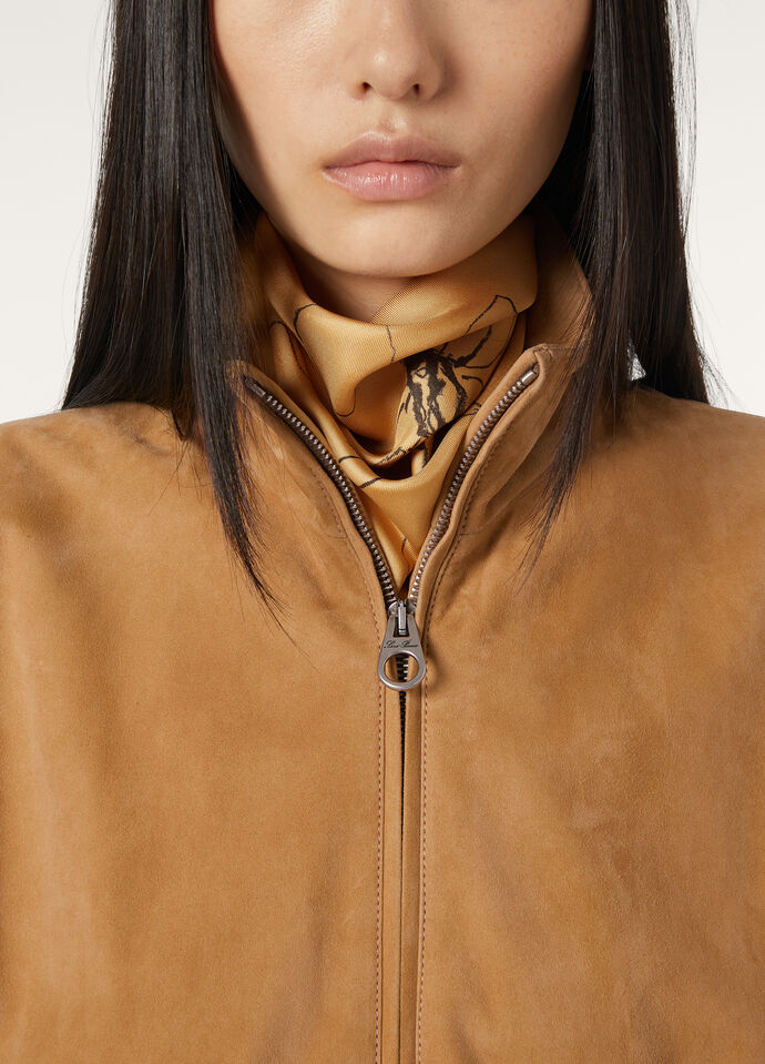 LORO PIANA BOMBER LOWERED SUEDE_FAP0158_E05O_2