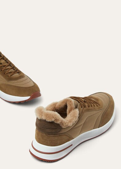 WEEK_END WALK EVO WIND SUEDE FUR