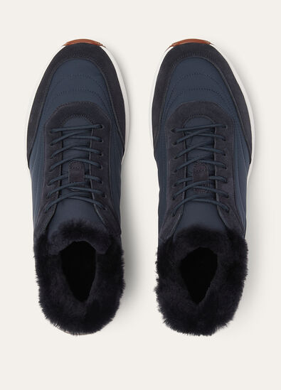 WEEK_END WALK EVO WIND SUEDE FUR