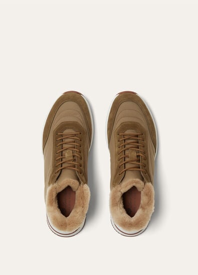 WEEK_END WALK EVO WIND SUEDE FUR