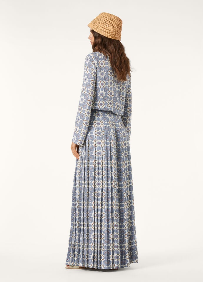 CLEA SKIRT FLOWER ECHOES SILK_FAP0254_T1N6_4