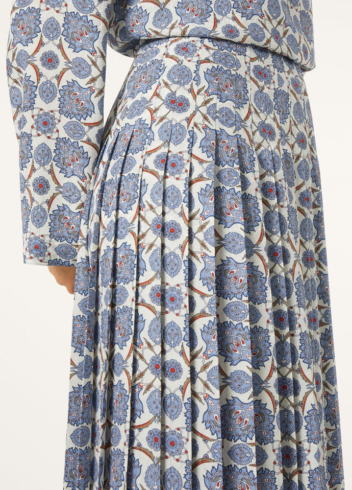 CLEA SKIRT FLOWER ECHOES SILK_FAP0254_T1N6_2