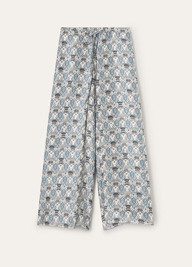 MAYNARD TROUSERS CARDO VENEZIANO SILK