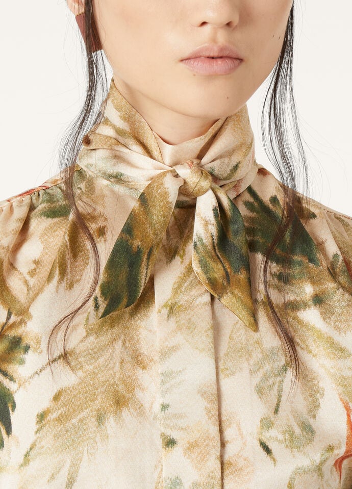 FEBE SS SHIRT LINEN GIARDINO SATIN CHINE_FAP0318_F6W1_44_2