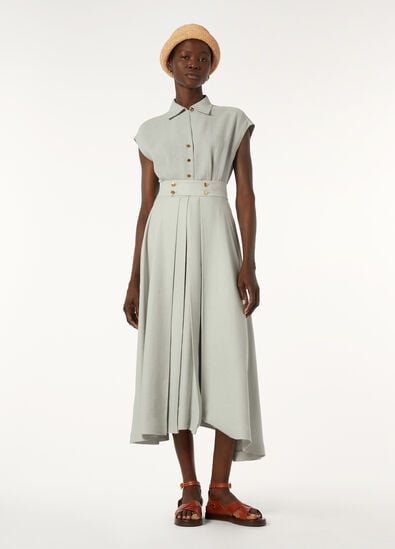 EVANGELINE SS SHIRT SUMMER LINEN CREPE