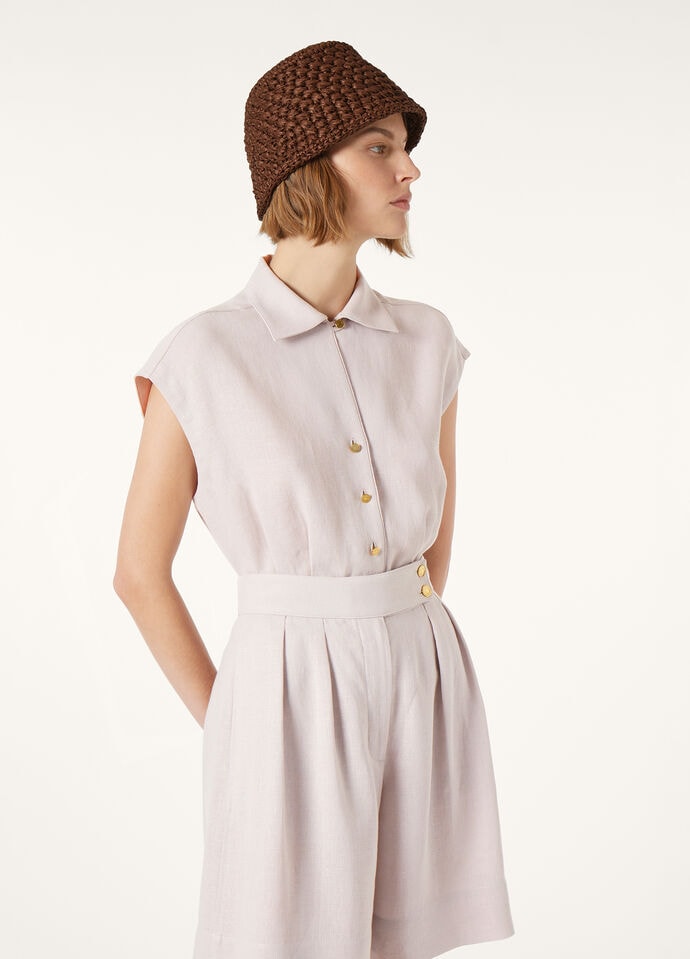 EVANGELINE SS SHIRT SUMMER LINEN CREPE_FAP0324_M0T6_3