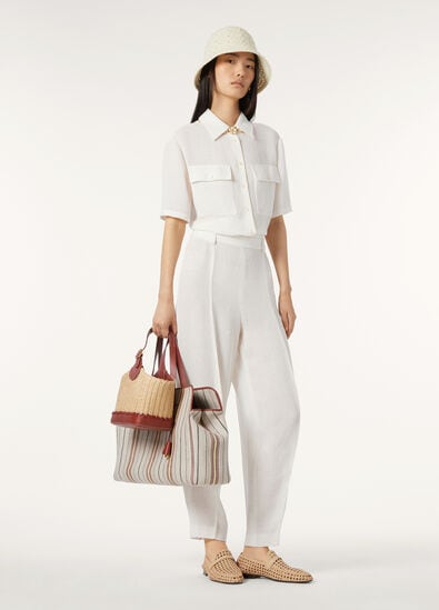 SHIRLEY SS SHIRT LIGHT LINEN CREPE