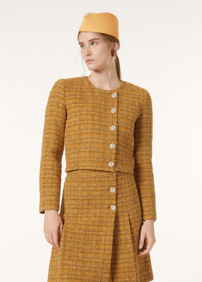 ADELE DB JACKET TWEED FIAMMATO_FAP0340_F6UQ_3