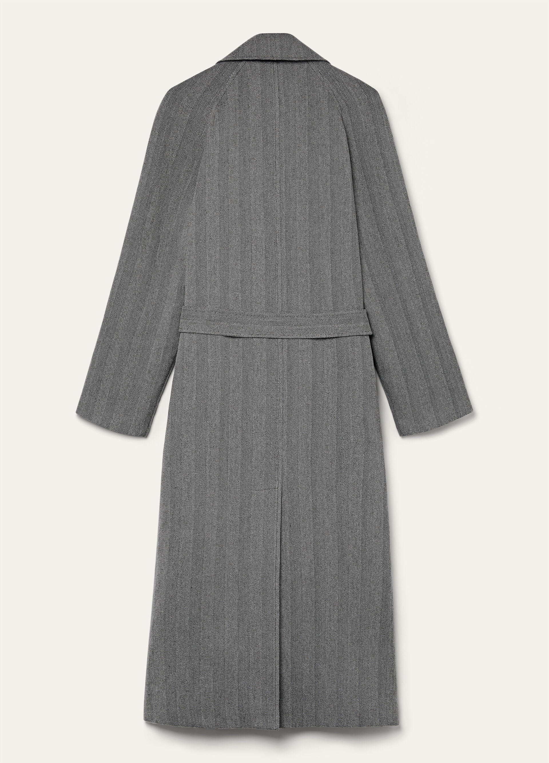 FOSTER DB COAT LINEN WISH CASH RAIN