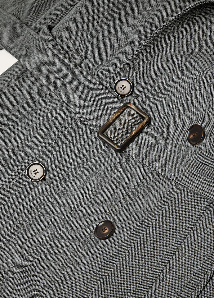 FOSTER DB COAT LINEN WISH CASH RAIN_FAP0388_F6F9_7