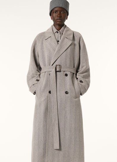 FOSTER DB COAT LINEN WISH CASH RAIN