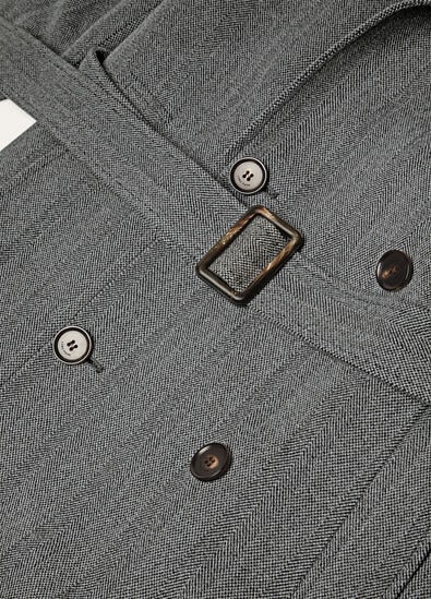 FOSTER DB COAT LINEN WISH CASH RAIN