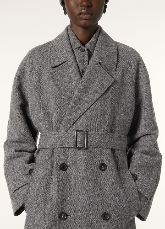 FOSTER DB COAT LINEN WISH CASH RAIN_FAP0388_F6F9_2