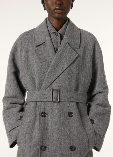 FOSTER DB COAT LINEN WISH CASH RAIN