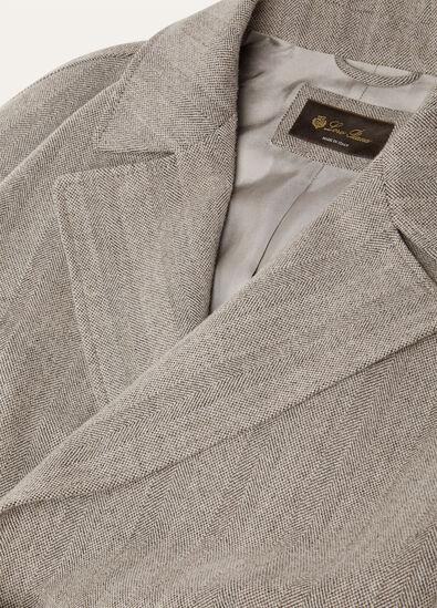 FOSTER DB COAT LINEN WISH CASH RAIN