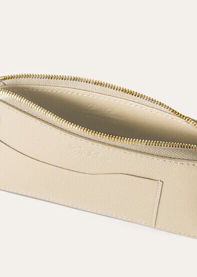EXTRA ZIPPOUCH WTH CARDHOLDER LINEN CALF