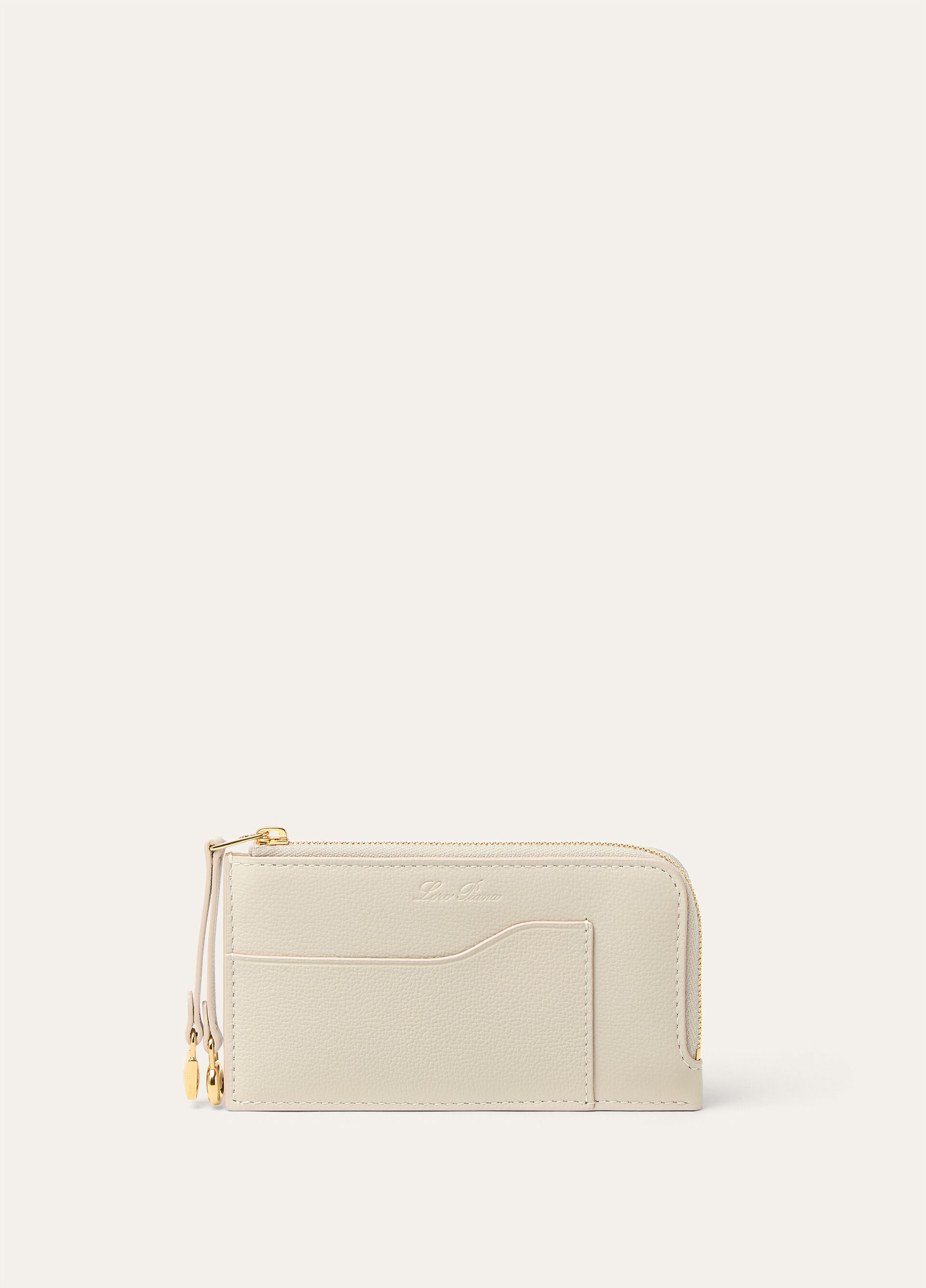 EXTRA ZIPPOUCH WTH CARDHOLDER LINEN CALF